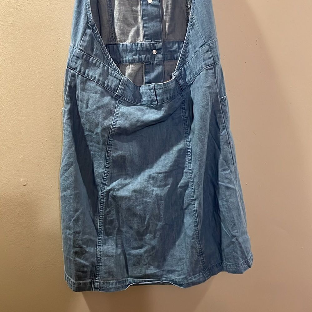 Free People Sami Point Collar Mini Denim Dress - Picture 9 of 13